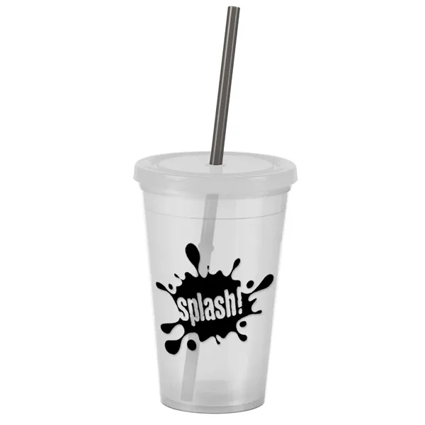 16 oz Insulated Straw Tumbler... from ASI 40480 Koozie Group