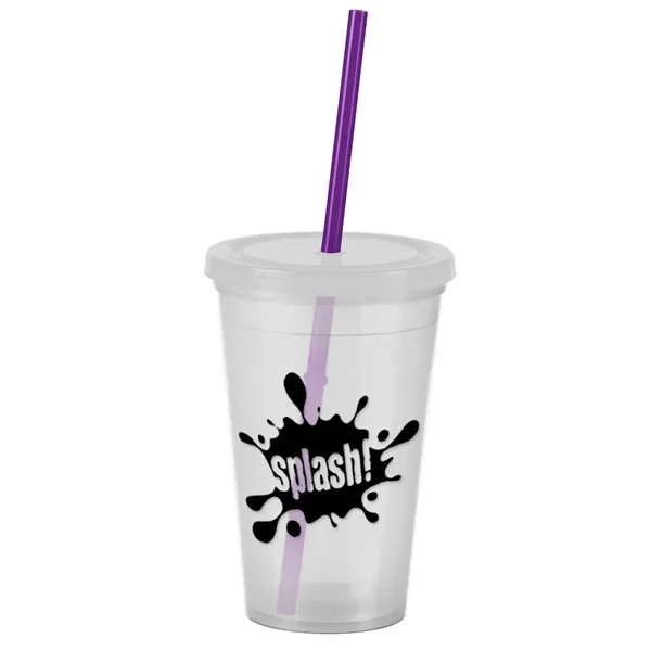 16 oz Insulated Straw Tumbler... from ASI 40480 Koozie Group