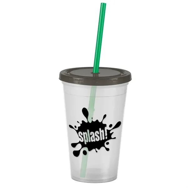 16 oz Insulated Straw Tumbler... from ASI 40480 Koozie Group