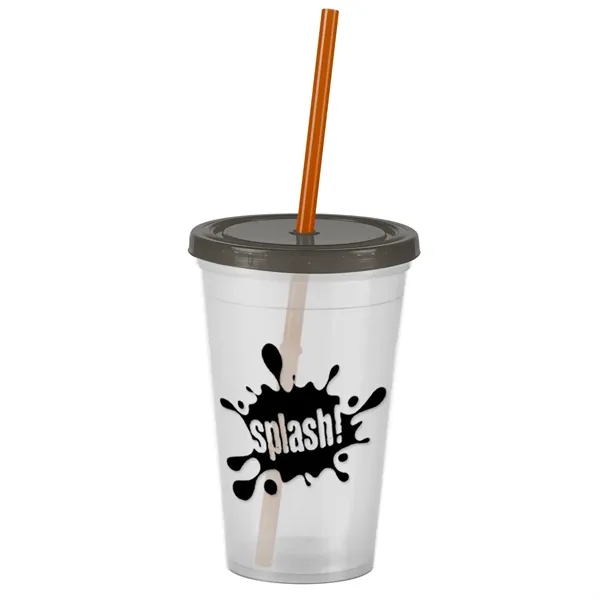 16 oz Insulated Straw Tumbler... from ASI 40480 Koozie Group