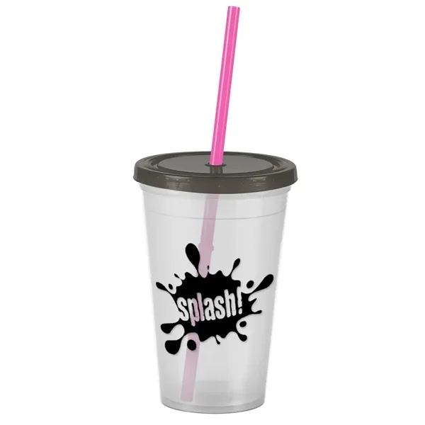 16 oz Insulated Straw Tumbler... from ASI 40480 Koozie Group