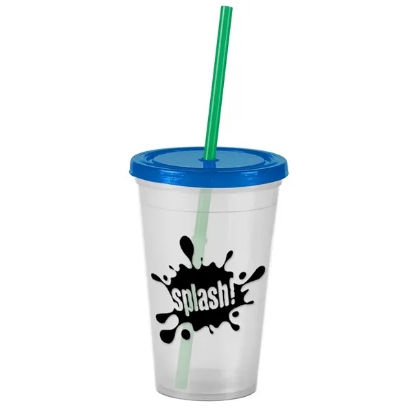 16 oz Insulated Straw Tumbler... from ASI 40480 Koozie Group