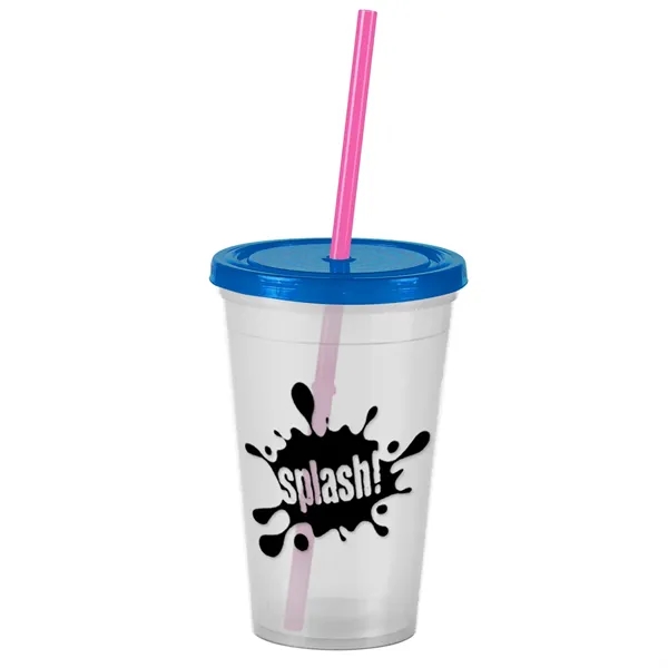 16 oz Insulated Straw Tumbler... from ASI 40480 Koozie Group