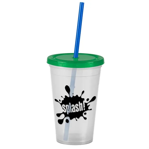 16 oz Insulated Straw Tumbler... from ASI 40480 Koozie Group