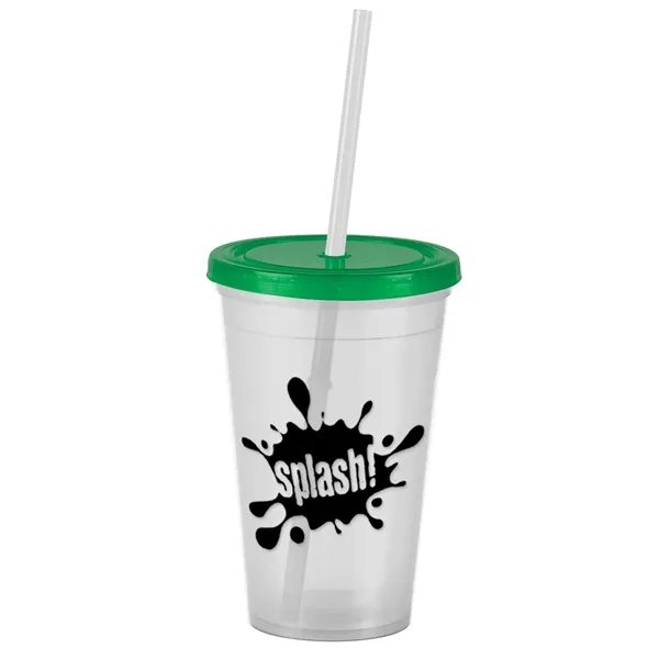 16 oz Insulated Straw Tumbler... from ASI 40480 Koozie Group