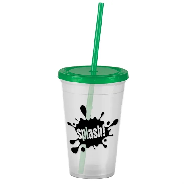 16 oz Insulated Straw Tumbler... from ASI 40480 Koozie Group