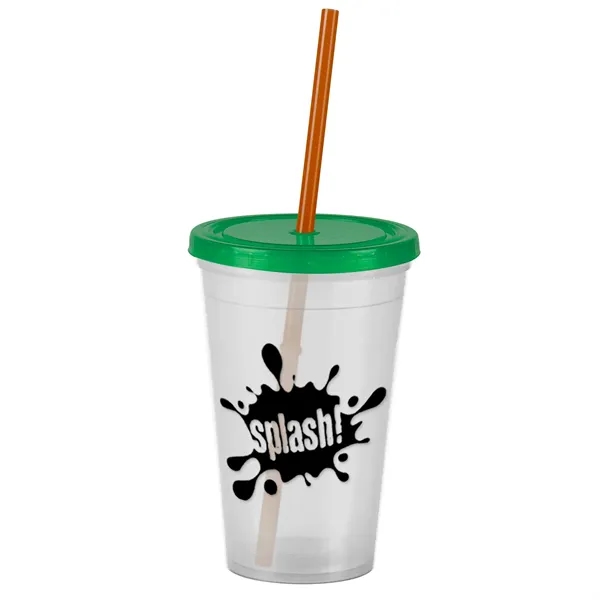 16 oz Insulated Straw Tumbler... from ASI 40480 Koozie Group
