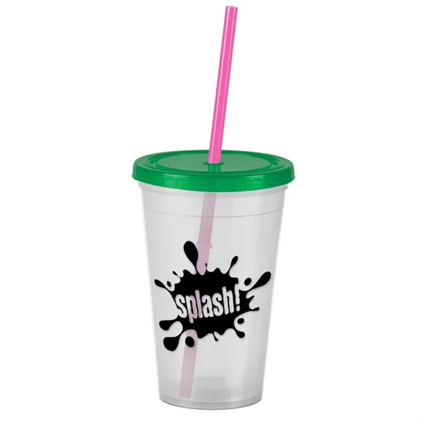16 oz Insulated Straw Tumbler... from ASI 40480 Koozie Group