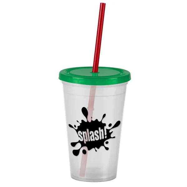 16 oz Insulated Straw Tumbler... from ASI 40480 Koozie Group