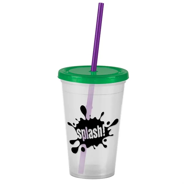 16 oz Insulated Straw Tumbler... from ASI 40480 Koozie Group