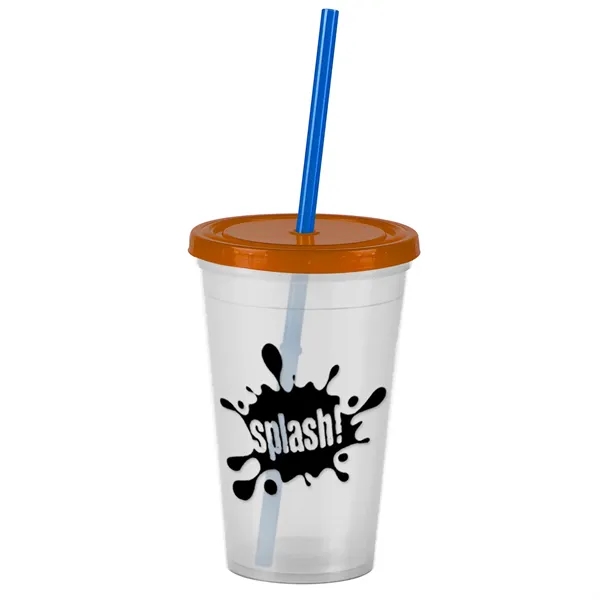 16 oz Insulated Straw Tumbler... from ASI 40480 Koozie Group