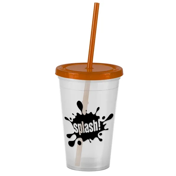 16 oz Insulated Straw Tumbler... from ASI 40480 Koozie Group