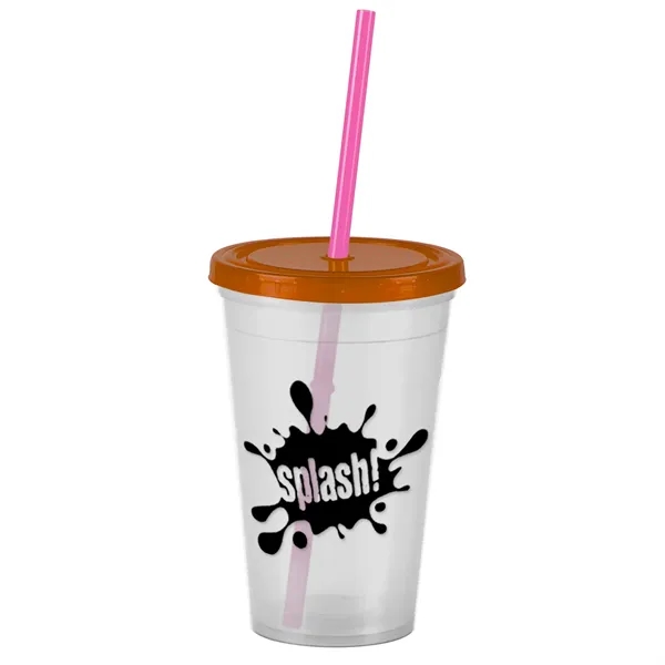 16 oz Insulated Straw Tumbler... from ASI 40480 Koozie Group