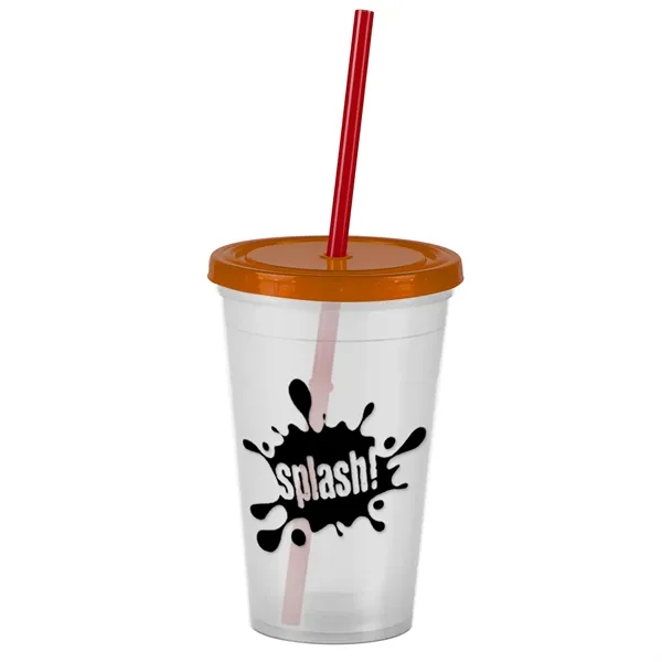 16 oz Insulated Straw Tumbler... from ASI 40480 Koozie Group