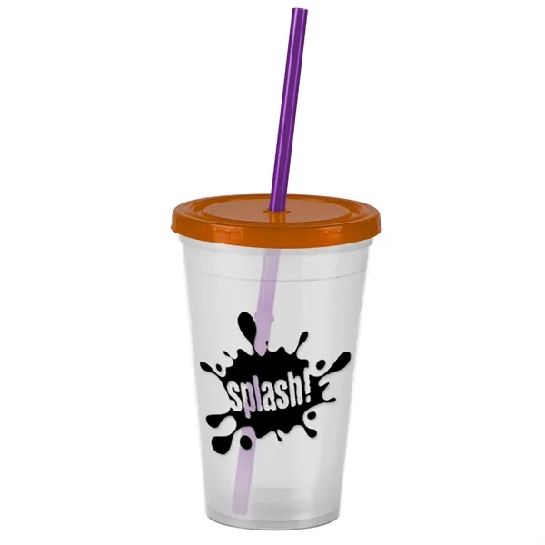 16 oz Insulated Straw Tumbler... from ASI 40480 Koozie Group