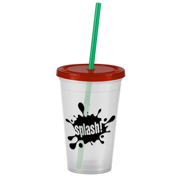 16 oz Insulated Straw Tumbler... from ASI 40480 Koozie Group