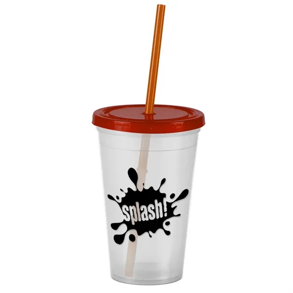 16 oz Insulated Straw Tumbler... from ASI 40480 Koozie Group