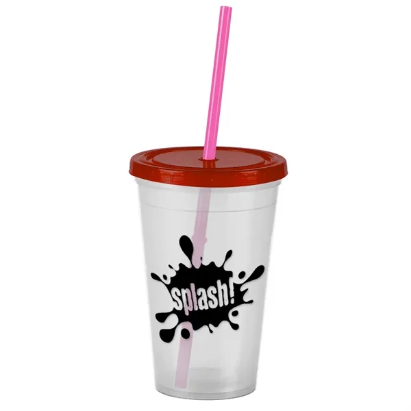 16 oz Insulated Straw Tumbler... from ASI 40480 Koozie Group