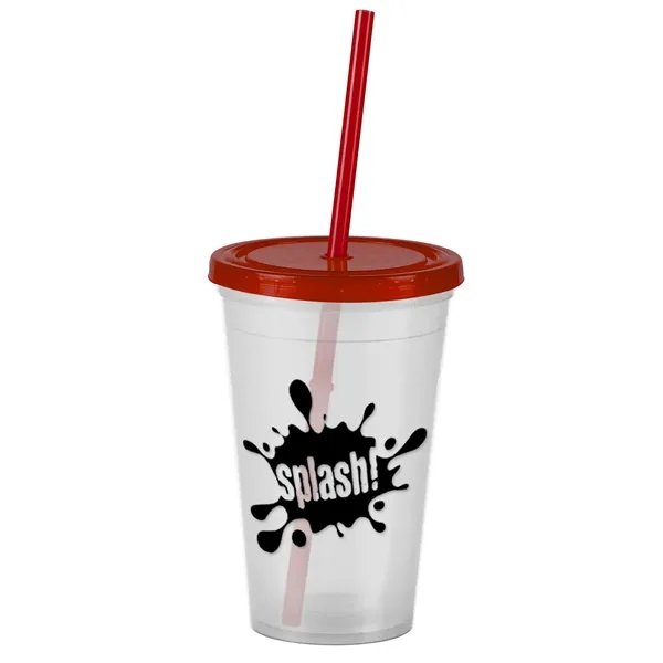 16 oz Insulated Straw Tumbler... from ASI 40480 Koozie Group