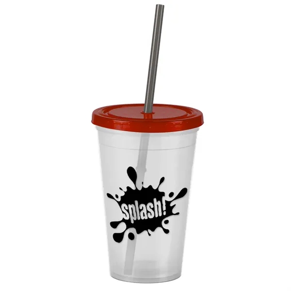 16 oz Insulated Straw Tumbler... from ASI 40480 Koozie Group