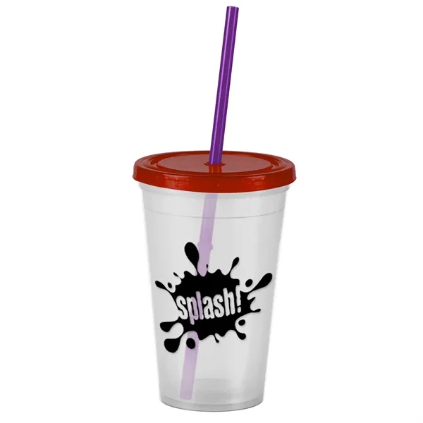 16 oz Insulated Straw Tumbler... from ASI 40480 Koozie Group