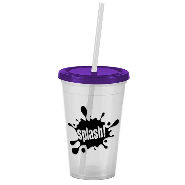 16 oz Insulated Straw Tumbler... from ASI 40480 Koozie Group