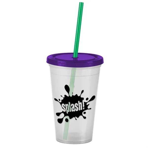 16 oz Insulated Straw Tumbler... from ASI 40480 Koozie Group