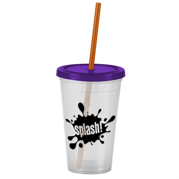 16 oz Insulated Straw Tumbler... from ASI 40480 Koozie Group