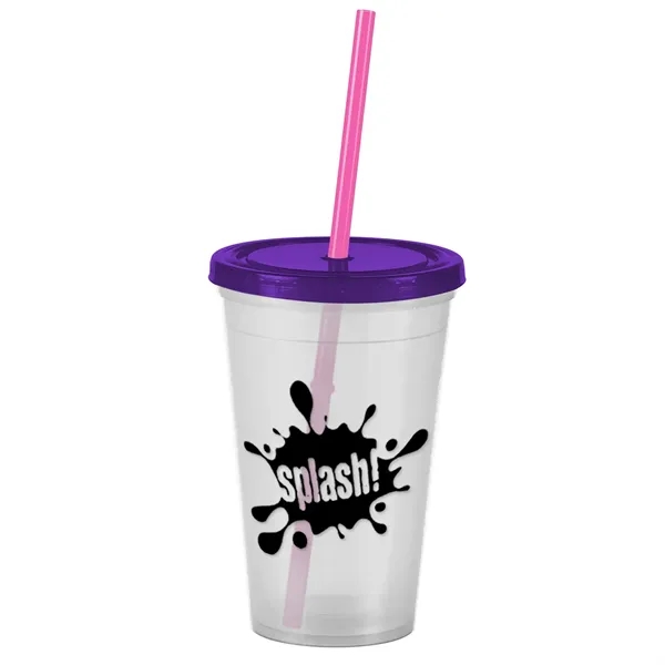16 oz Insulated Straw Tumbler... from ASI 40480 Koozie Group