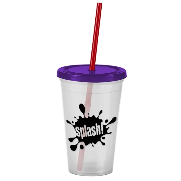16 oz Insulated Straw Tumbler... from ASI 40480 Koozie Group
