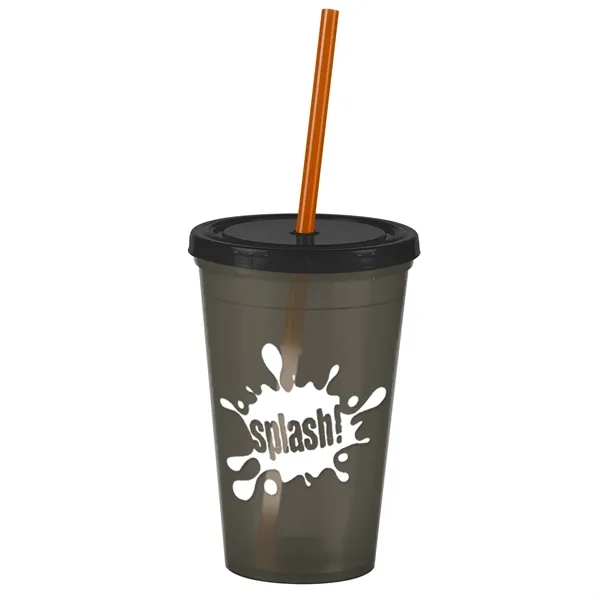 16 oz Insulated Straw Tumbler... from ASI 40480 Koozie Group