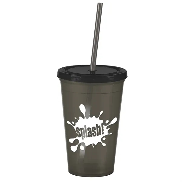 16 oz Insulated Straw Tumbler... from ASI 40480 Koozie Group