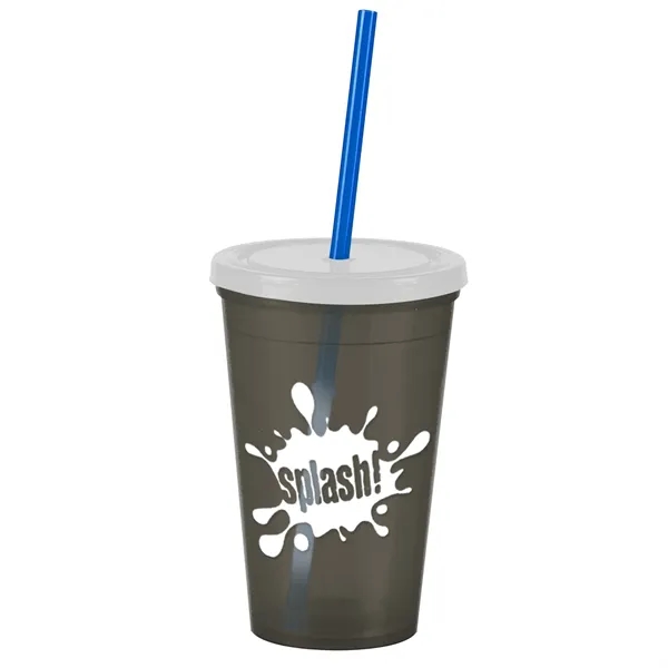 16 oz Insulated Straw Tumbler... from ASI 40480 Koozie Group