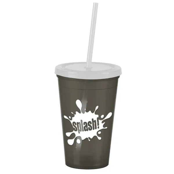 16 oz Insulated Straw Tumbler... from ASI 40480 Koozie Group
