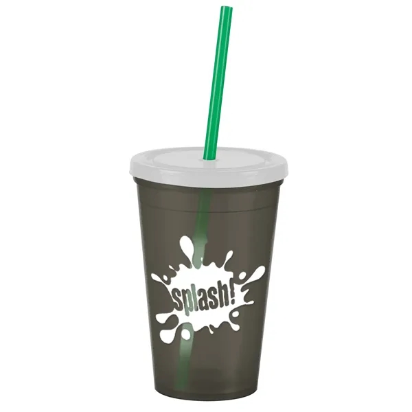 16 oz Insulated Straw Tumbler... from ASI 40480 Koozie Group