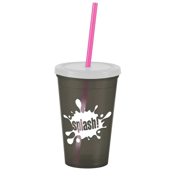 16 oz Insulated Straw Tumbler... from ASI 40480 Koozie Group