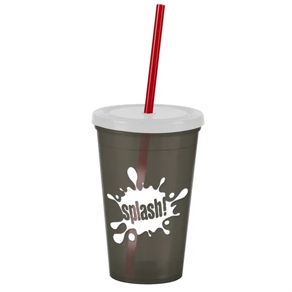 16 oz Insulated Straw Tumbler... from ASI 40480 Koozie Group