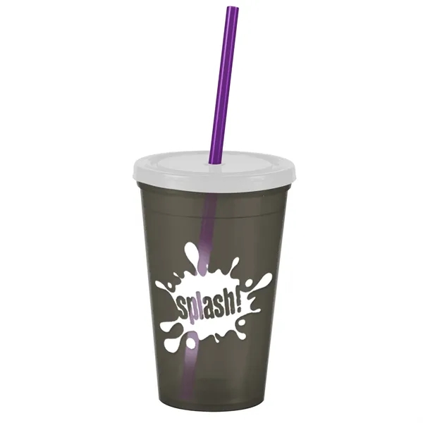16 oz Insulated Straw Tumbler... from ASI 40480 Koozie Group
