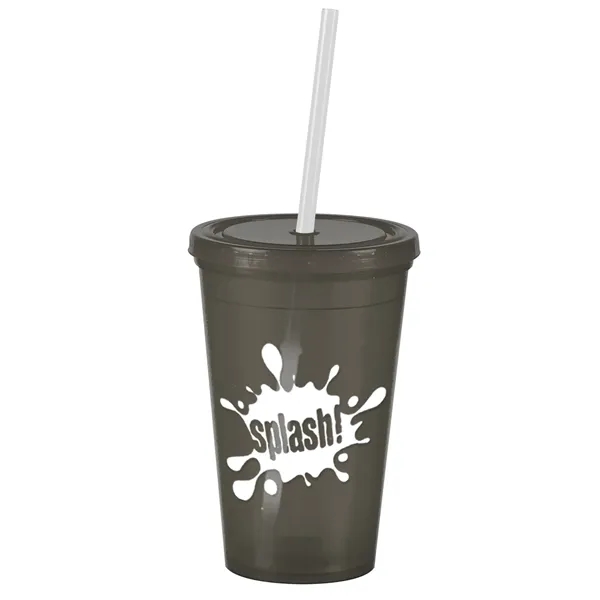 16 oz Insulated Straw Tumbler... from ASI 40480 Koozie Group