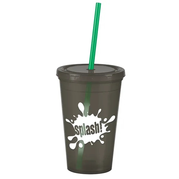 16 oz Insulated Straw Tumbler... from ASI 40480 Koozie Group