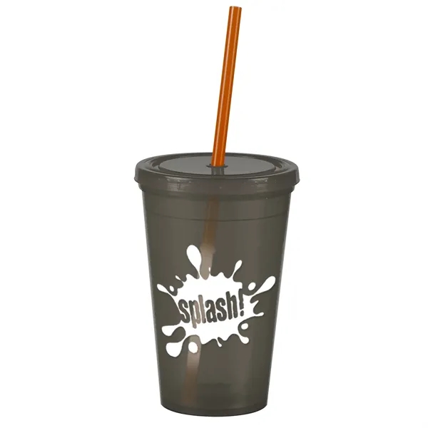 16 oz Insulated Straw Tumbler... from ASI 40480 Koozie Group