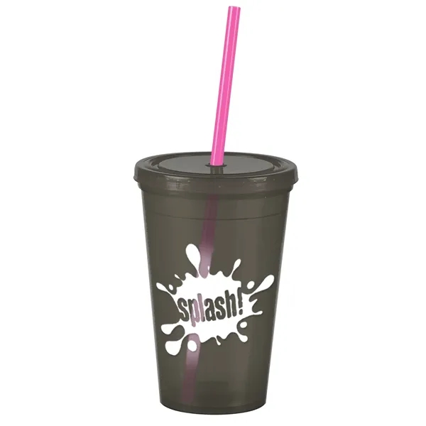 16 oz Insulated Straw Tumbler... from ASI 40480 Koozie Group