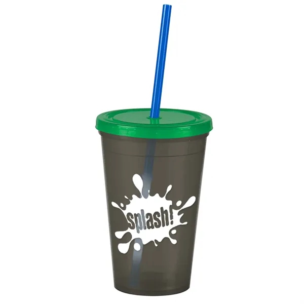 16 oz Insulated Straw Tumbler... from ASI 40480 Koozie Group