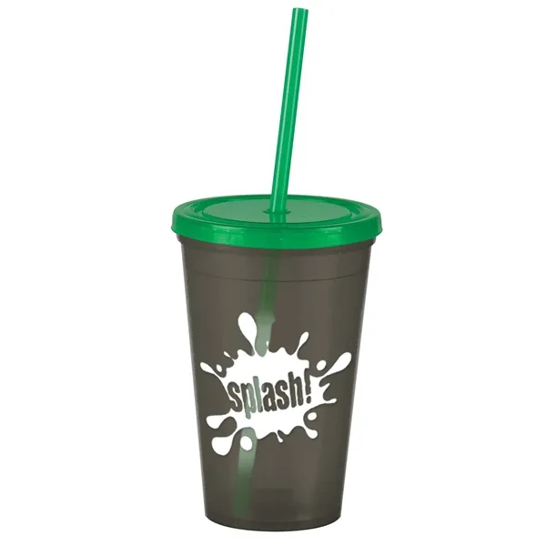 16 oz Insulated Straw Tumbler... from ASI 40480 Koozie Group