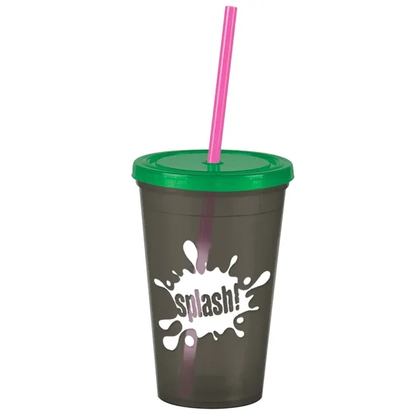 16 oz Insulated Straw Tumbler... from ASI 40480 Koozie Group