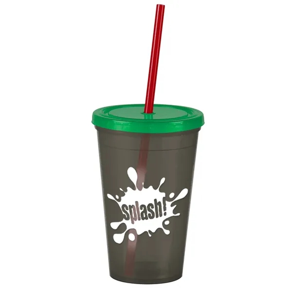 16 oz Insulated Straw Tumbler... from ASI 40480 Koozie Group