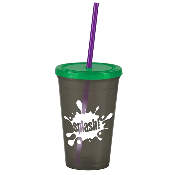 16 oz Insulated Straw Tumbler... from ASI 40480 Koozie Group