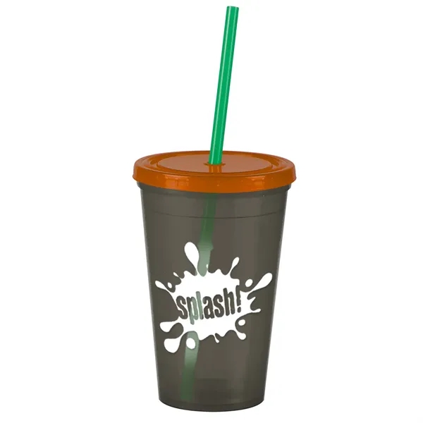 16 oz Insulated Straw Tumbler... from ASI 40480 Koozie Group