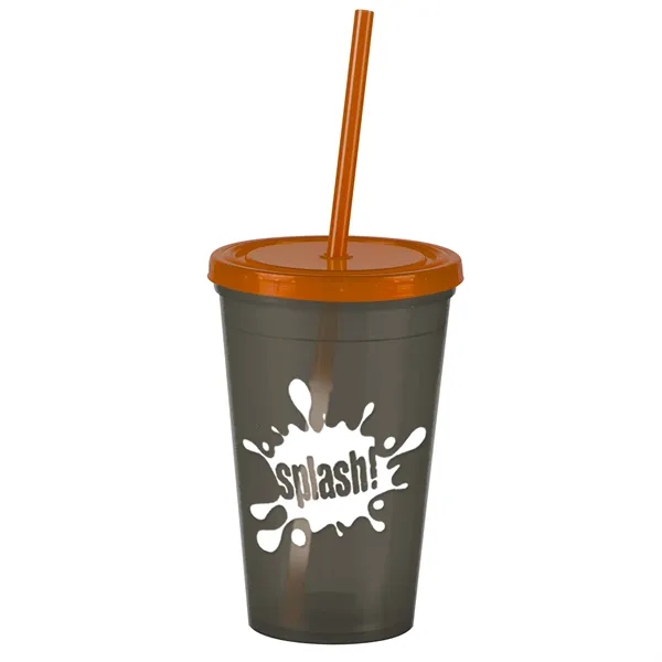 16 oz Insulated Straw Tumbler... from ASI 40480 Koozie Group