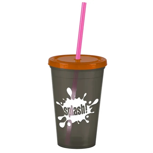 16 oz Insulated Straw Tumbler... from ASI 40480 Koozie Group